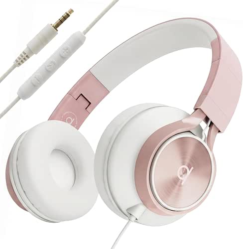 ARTIX Wired Headphones for Kids & Adults - Built-in Mic