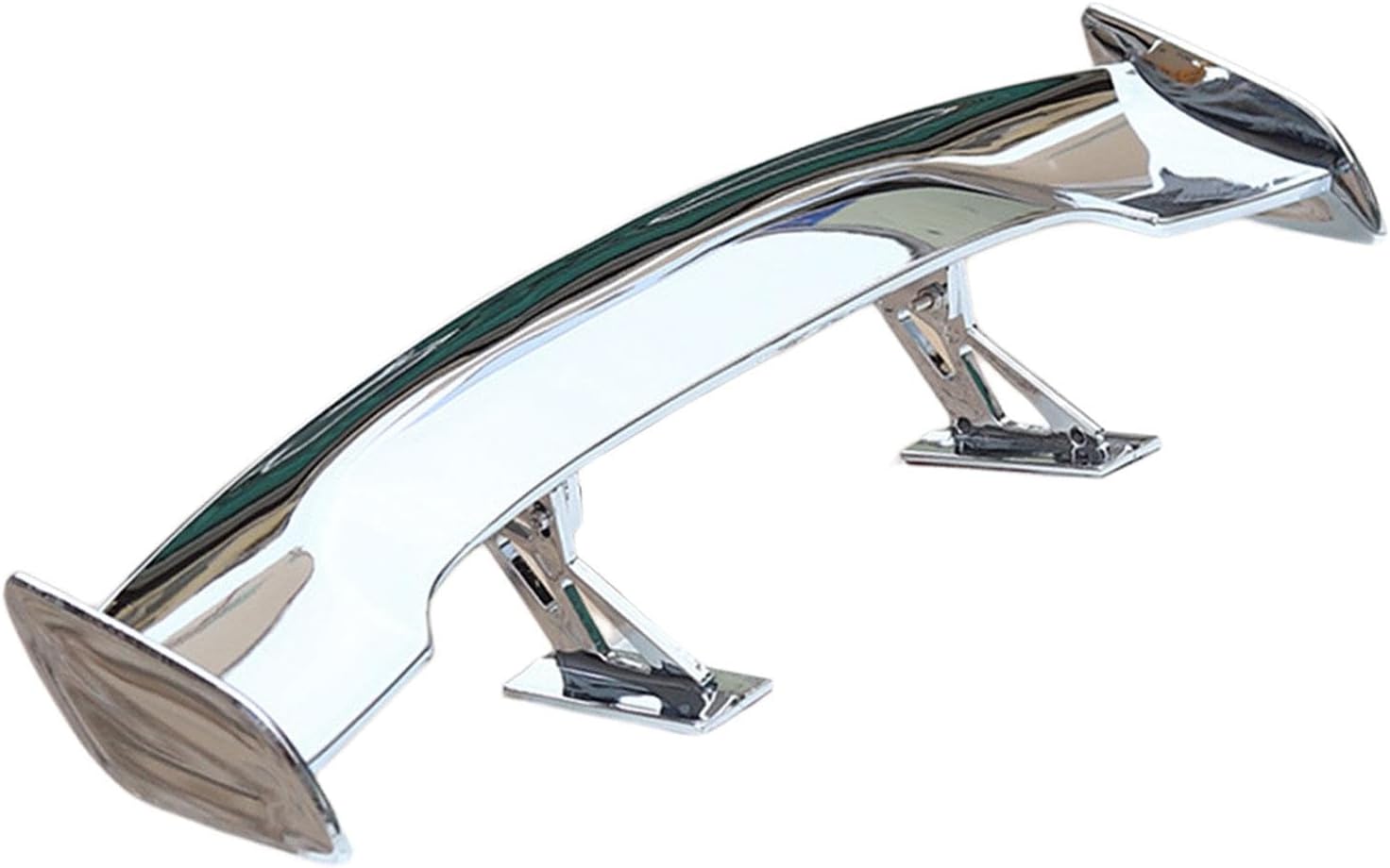 SECRET DESIRE Universal Car Mini Spoiler Wing for All Cars Easy Installation Car Tail Wing Silver