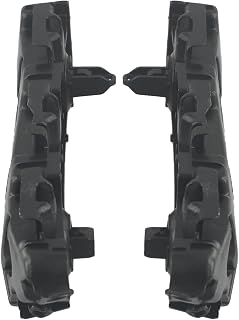 Soportes inferiores para parachoques delantero negro compatibles con Chrysler 300 2011 2020, fácil instalación