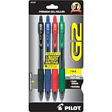 PILOT G2 Premium Gel Pens, Bold Point 1.0mm, Assorted Classic Inks, 4-Pack – view 1