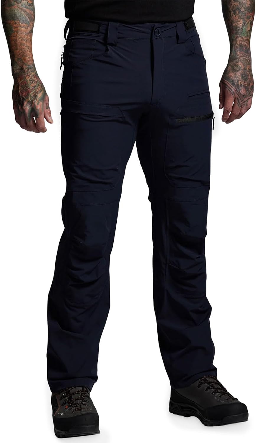 Born Primitive Men's Frontier Pant Light 2.0 - Lightweight Quick-Dry Tactical Pants with Reinforced Knees & Multiple Pockets