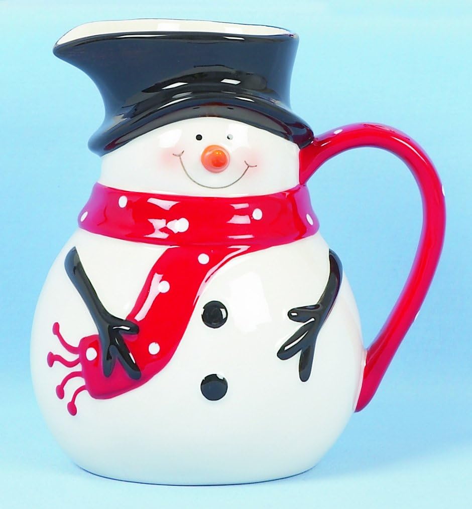 Christmas Tableware Ceramic Snowman Jug Milk Jug Sauce Jug Pitcher