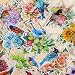 Produktbild PMSMT 15PCS Flower and BirdPaper Lable Aufkleber Basteln und Scrapbooking Dekorative Aufkleber DIY Schönes Briefpapier