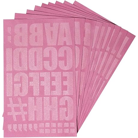 Magformers Iron-On Letters: Hot Pink Glow for Unique Personalization