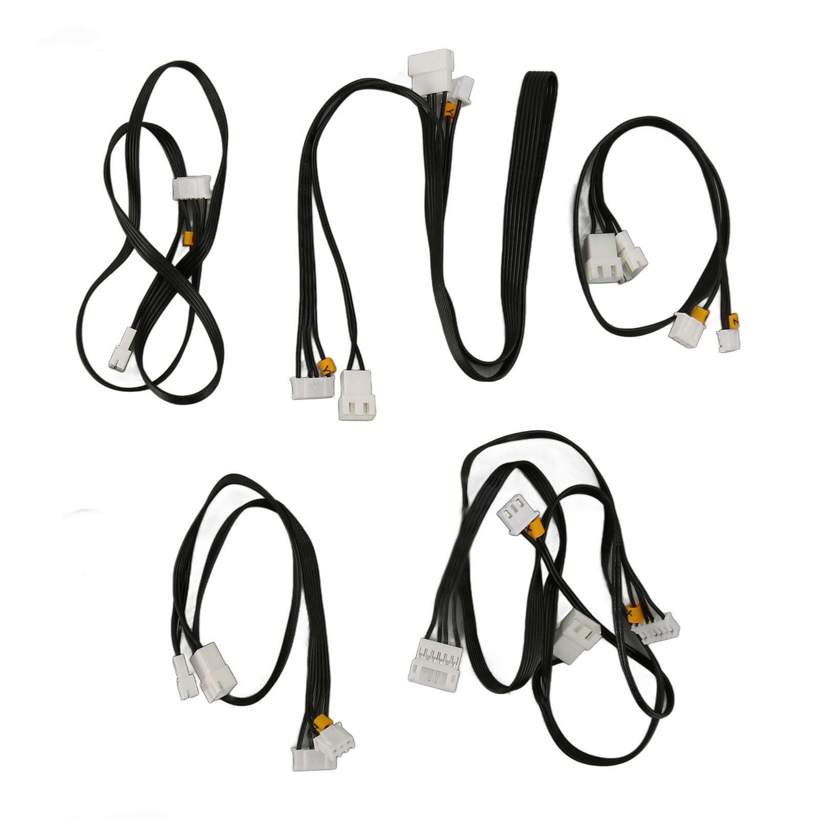 5Pcs Limit Switch Extension Cable, X Y Z E Axle Stepper Motor Extension Lines for Ender 5, Ender 5 Pro, Ender 5 Plus 3D Printer, Plug and Play, Easy to Use