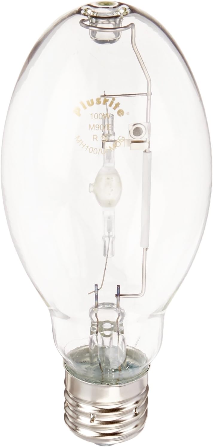 Plusrite 1012 100W ED28 Pulse Start Metal Halide Unprotected Arc Tube Mogul Base