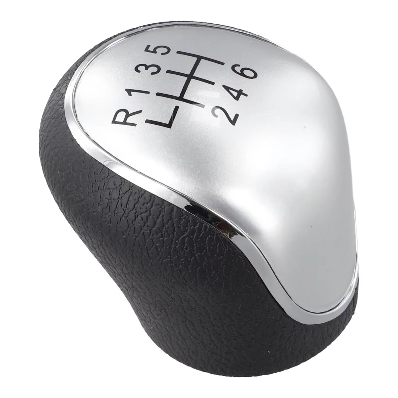 Sczmbltlnv Silver Car Gear Stick Knob Stylish Gear Shift 6-Speed Knob Easy Installation Fit For Ix35 2012-2016
