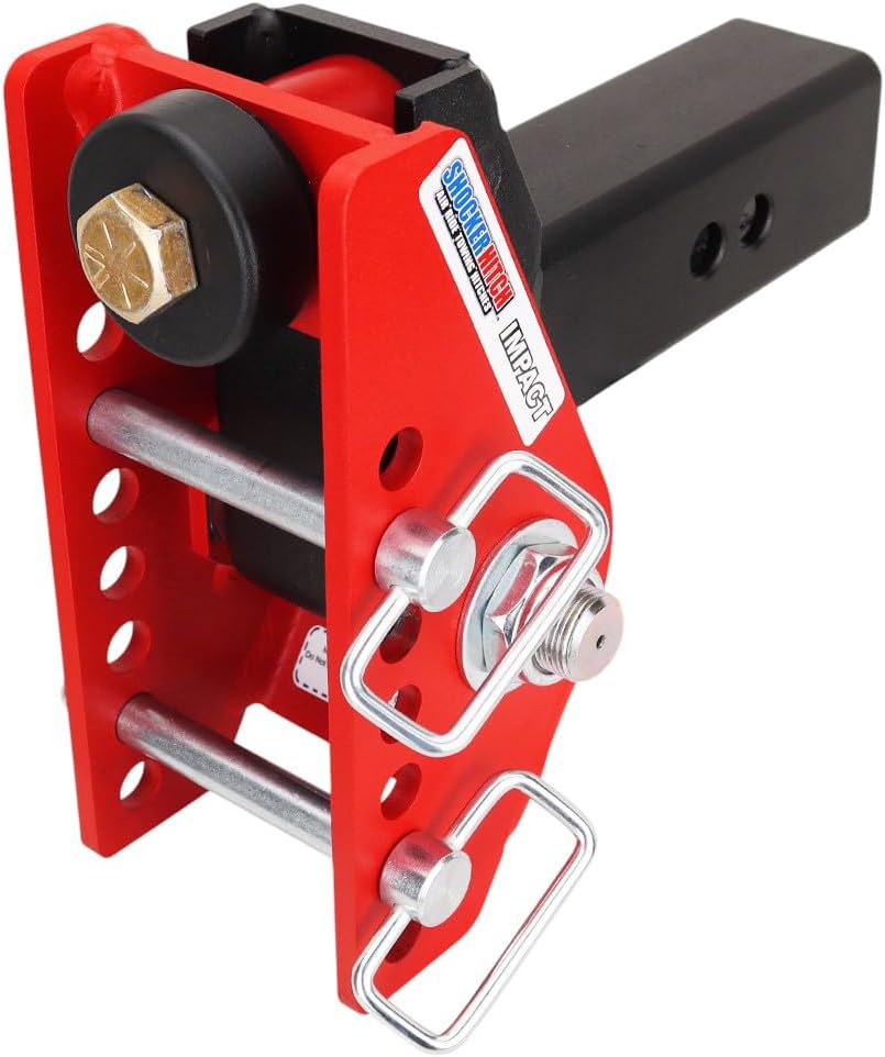 Shocker Impact Dual Cushioned Hitch Complete Assembly - Fits 2-1/2" Hitch - No Ball Mount - 14,000 lbs GTW