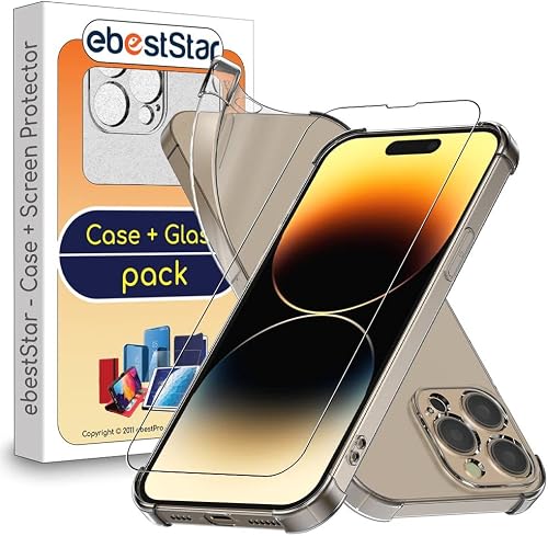ebestStar - Funda para iPhone 14 Pro MAX Apple, Carcasa Silicona Transparente, C