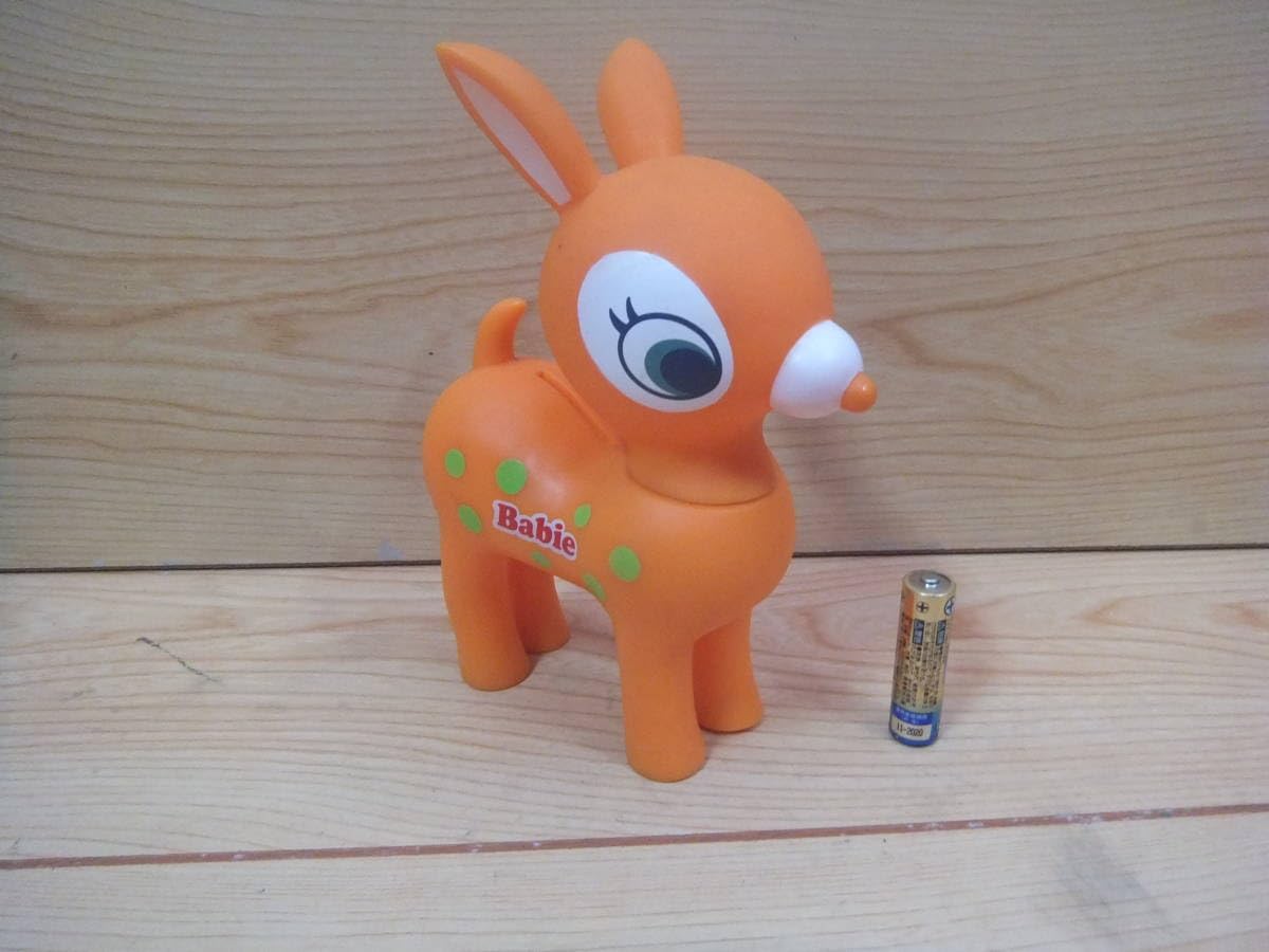Amazon.co.jp: Babie バビエ ソフビ 貯金箱 子鹿 バンビ フィギュア