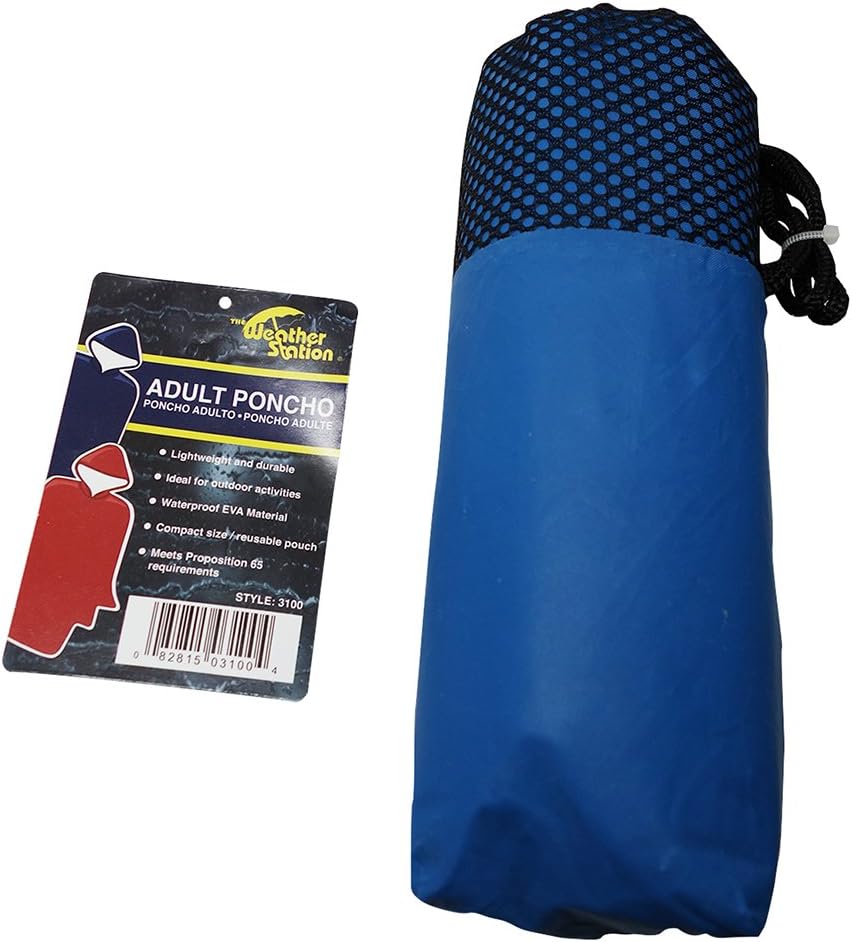 The Weather StationChaby International 3100 Adult Poncho Assorted Colors