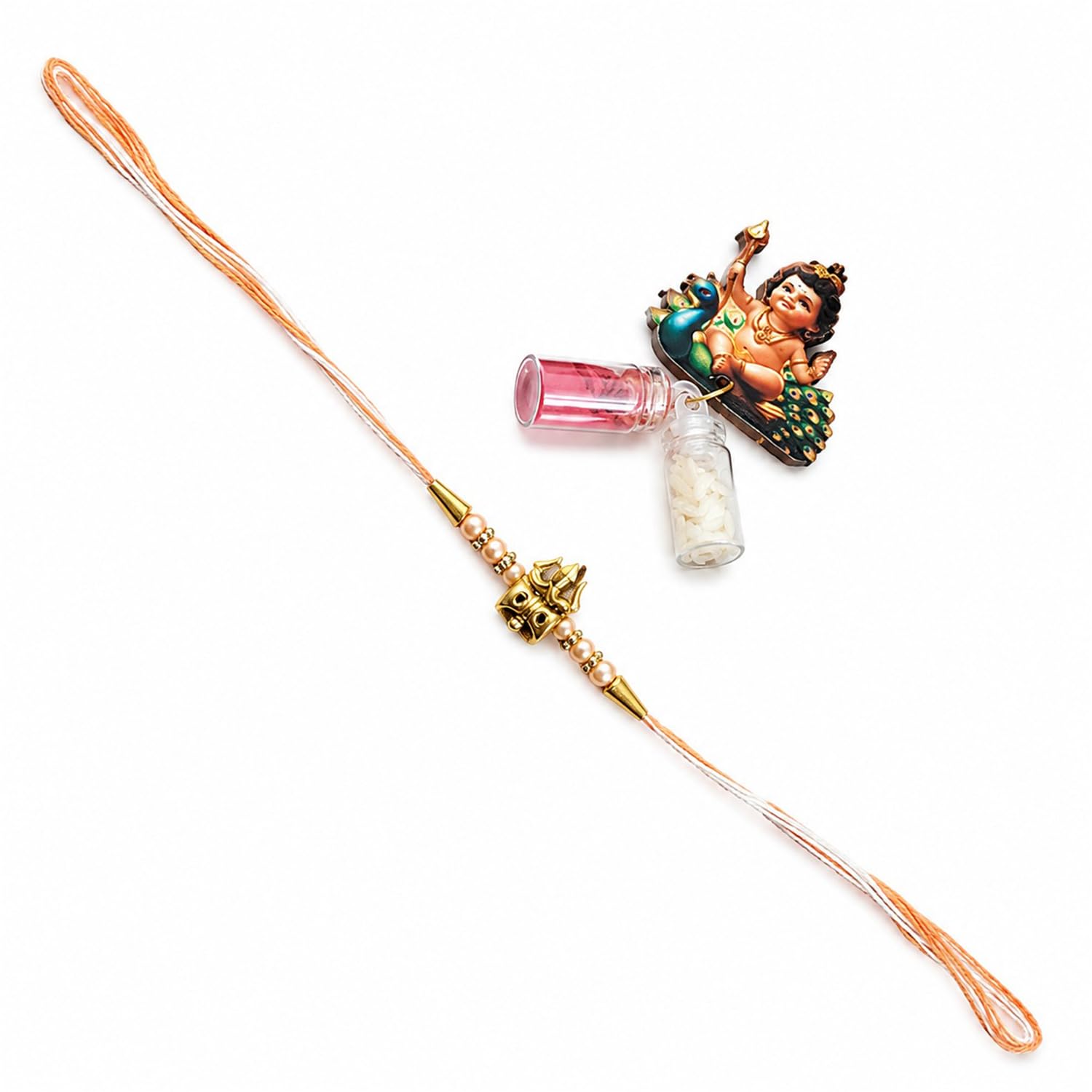 aurie Premium Designer Rakhi for Brother | Traditional Thread Raksha Bandhan Rakhi Gift for Bhai-picture-48