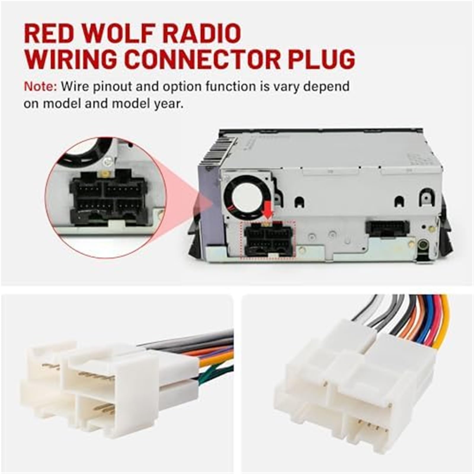 Wiązka przewodów radia samochodowego z adapterem antenowym, do modeli GM z lat 1988-2002, Chevrolet, GMC, Buick, Cadillac, montaż adaptera stereo z łącznikiem przewodów Butt Kabel adaptera radi