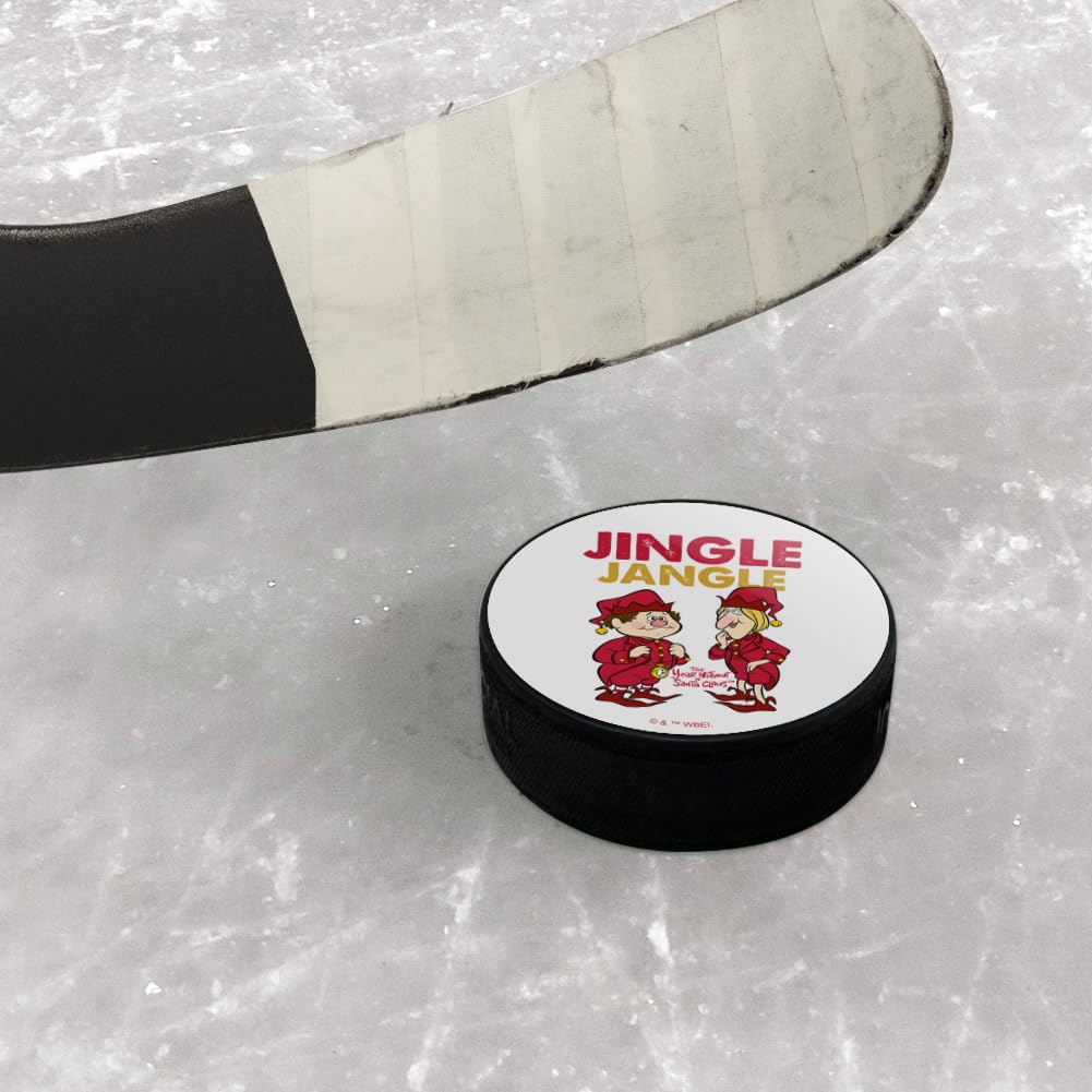 Year Without a Santa Claus Jingle Jangle Ice Hockey Puck