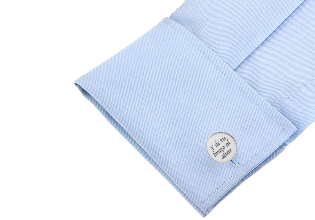 Gemelos para Boda Regalo para el Padrino Cubrebotones | Gemelos Originales Para Camisas | Para Hombres y Niños | Regalos Para Bodas, Comuniones, Bautizos y Otros Eventos