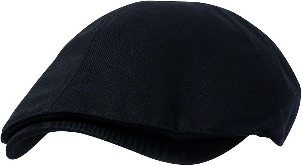 ililily Cotton Flat Cap Cabbie Hat Gatsby Ivy Irish Hunting Newsboy Stretch Fit