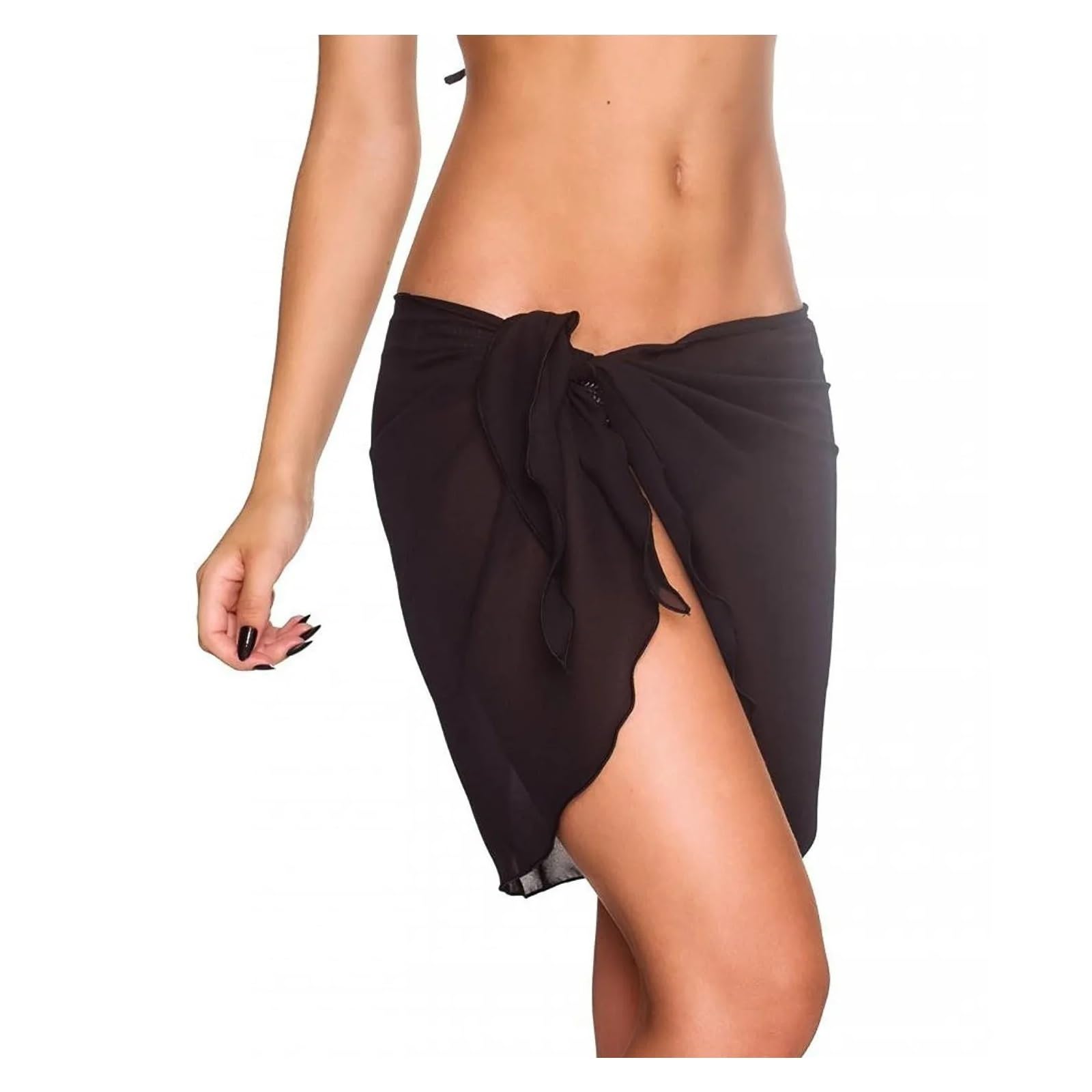Sarong de Plage Femmes Plage recadrée paréo été extérieur Smock Maillot de Bain Jupe