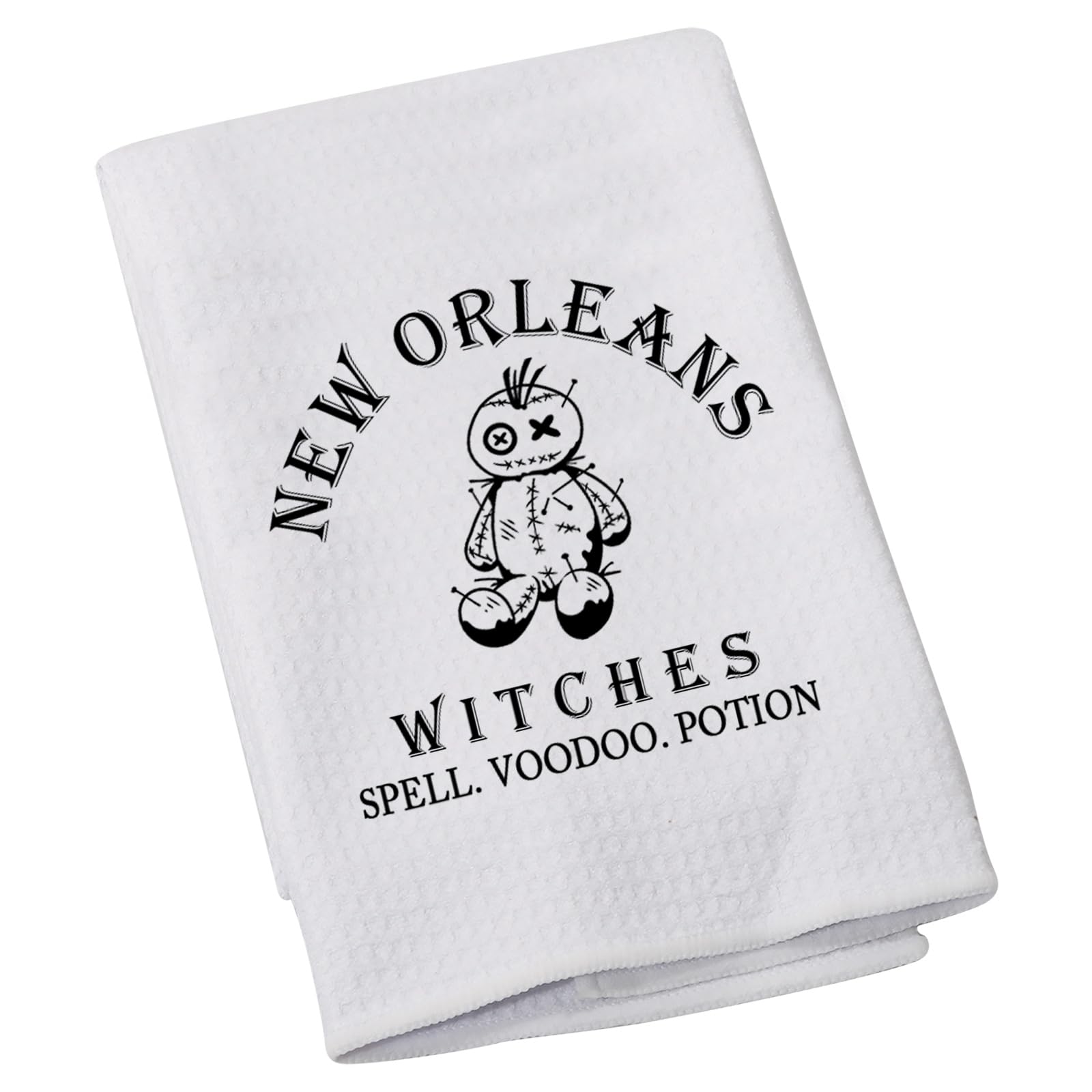 Serviette de cuisine de sorcière pour ambiance vaudou