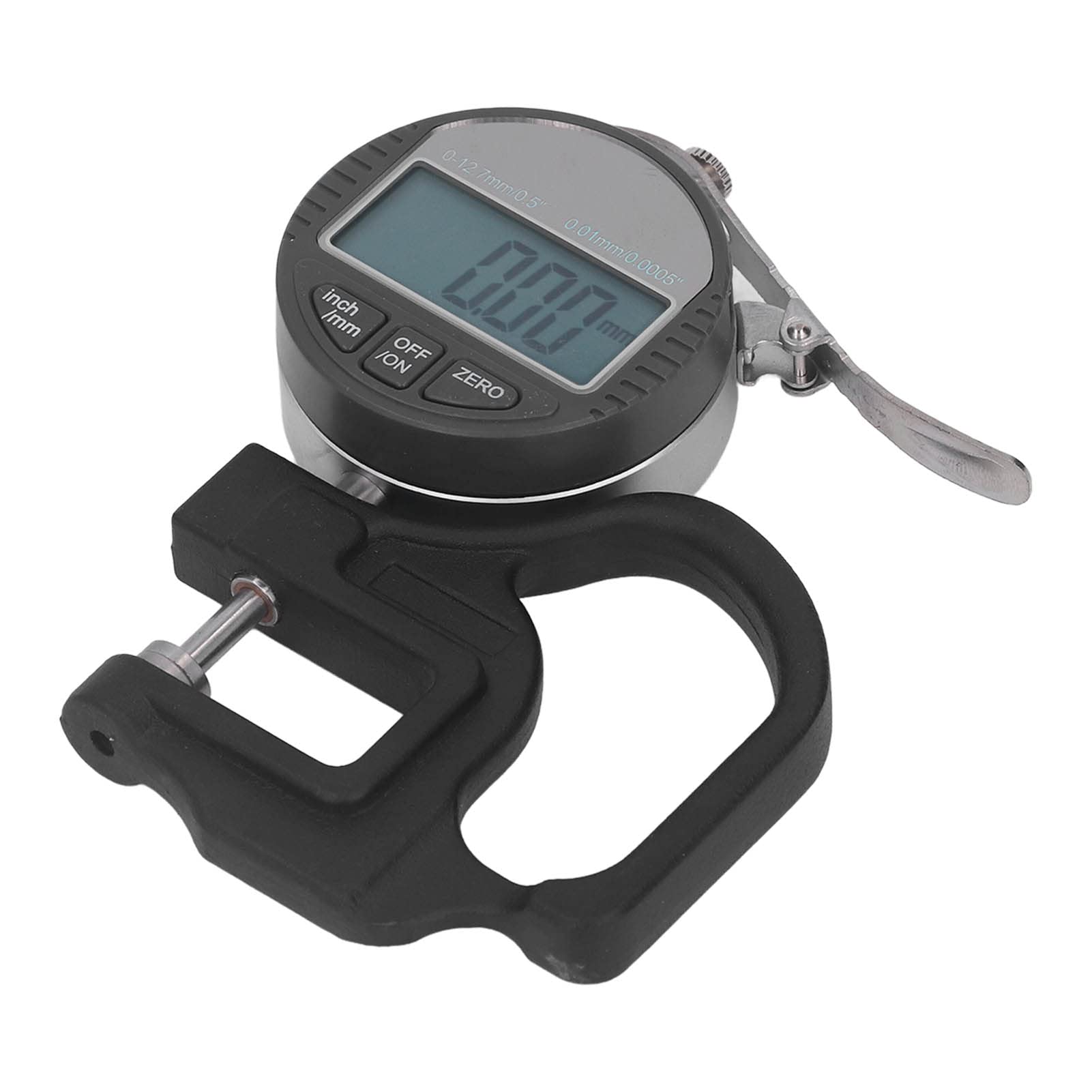 Medidor de espesor de porcentaje Digital, pantalla grande, instrumento de medición de espesor para película de papel, tela, cuero