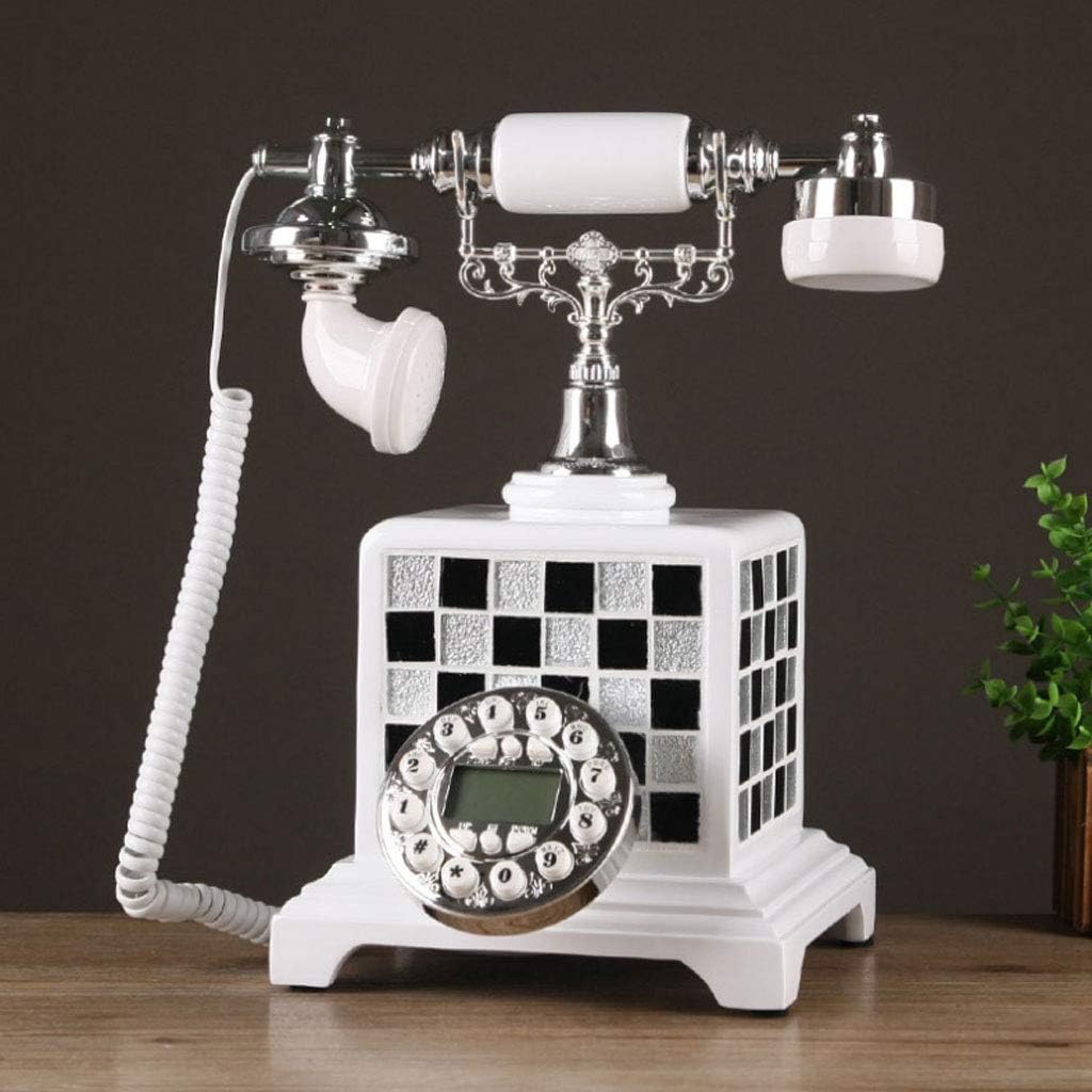 Retro Creative Fixed Antique Decoration Home Office Phone Business Fixed WD (3#b) (3# b)
