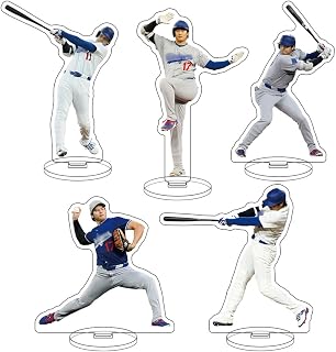 大谷 翔平 アクリルスタンド 15cm 5個セット 応援グッズ 大谷 翔平 2025 野球 記念アクスタ 台座付き 保護フィルム付き おしゃれ 置物 アクセサリー 装飾 プレゼント 非公式 (5個セットB) [並行輸入品]