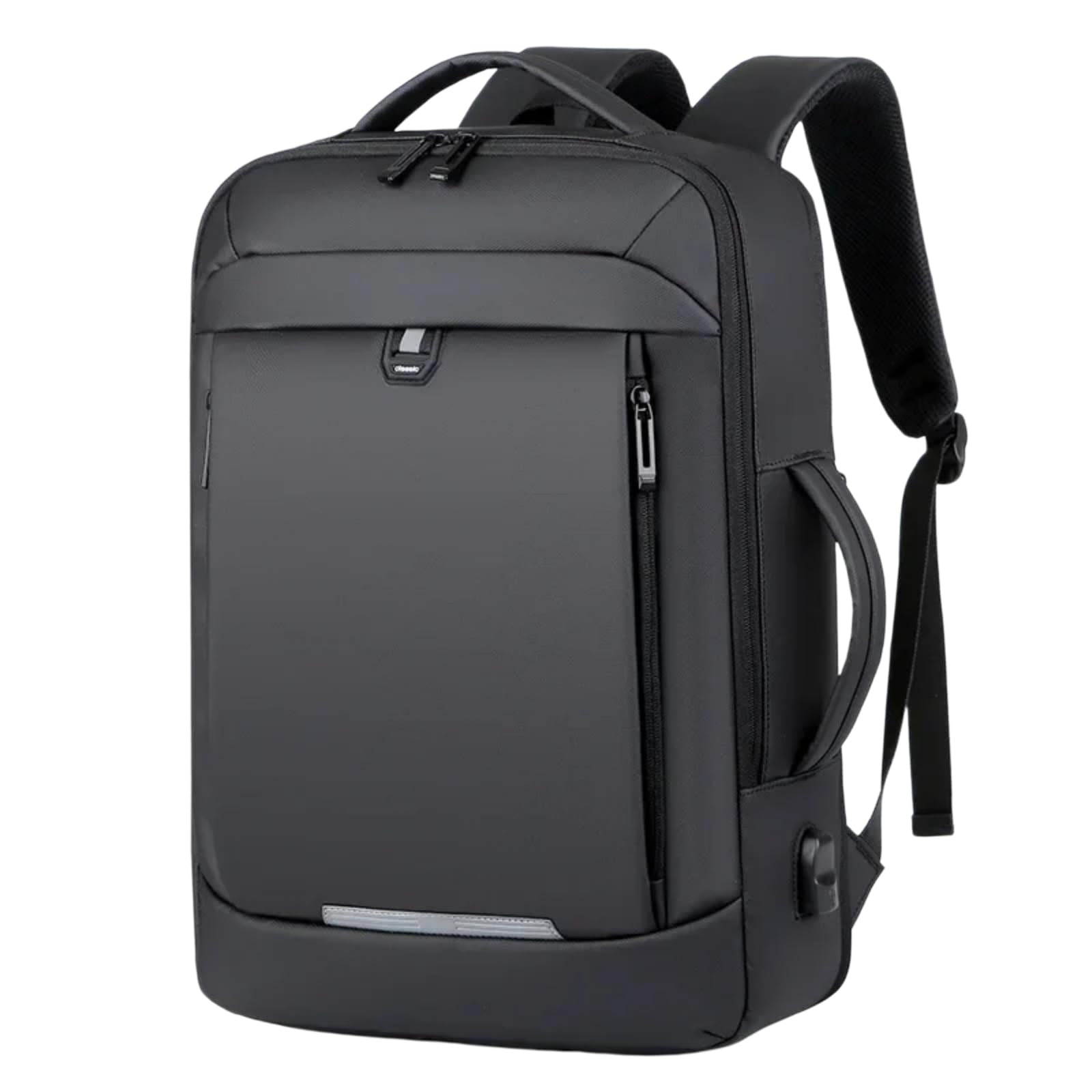 Mochila escolar Zaino per Laptop Aziendali, Multifunzionale Impermeabile Notebook con Porta di Ricarica, Borsa da Libro Scuola E Viaggio degli Uomini