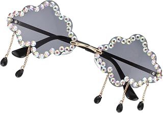 2 Pares De Óculos De Sol Nuvem Óculos De Sol Femininos Óculos Transparentes Óculos De Moda Para Mulheres Óculos De Sol Chuva Óculos De Discoteca Anos 90 Óculos De Sol Novidade