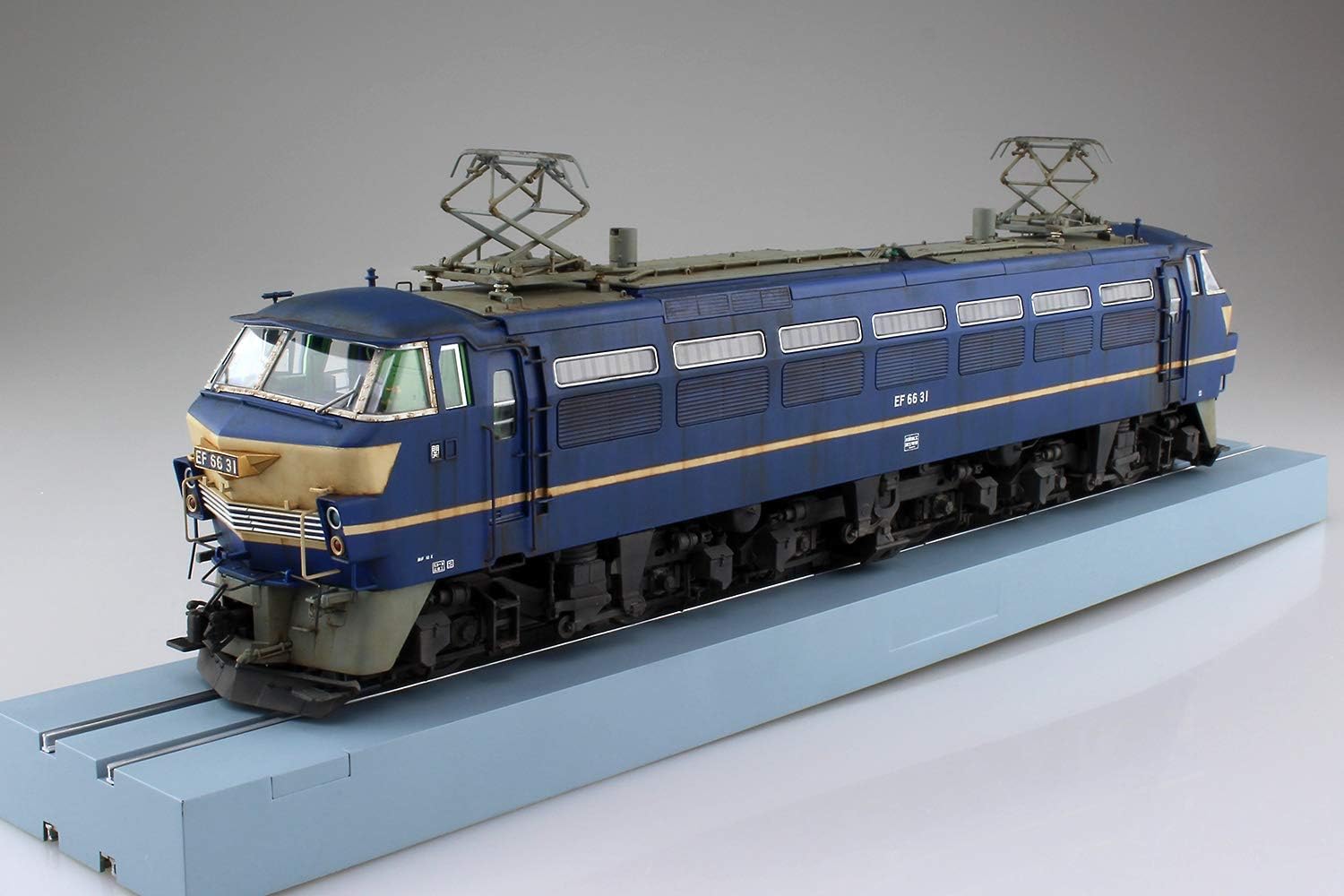 Aoshima Bunka Kyozai 1 45 Train Museum Oj Series No 4 Electric Locomotive Ef66 Late Model Car Amazon De Spielzeug