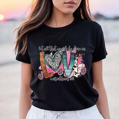 Miniatura 2 de Parches para planchar para el día de San Valentín, diseño romántico, adhesivo de vinilo de transferencia de calor, diseño de leopardo rosa, corazón,