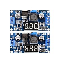 Vista 1 de 2 convertidores DC Buck LM2596s, regulador de voltaje ajustable de CC a CC reductor, módulo de potencia de 36 V, 24 V, 12 V a 5 V, 2 A