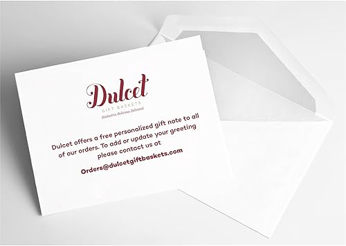 Miniatura 7 de Dulcet Gift Baskets Delicioso surtido de cajas de regalo de galletas con blanco y negro tradicional, galletas de espolvoreo, regalo de sabores
