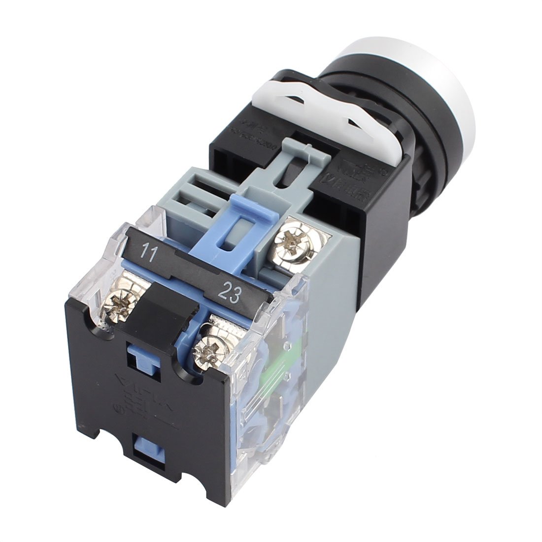 Aexit Ui 440V Ith 10A Yellow Mushroom Head Momentary DPST 1NO+1NC Pushbutton Switch (2b0f91badbed5328127e8d2266919c2d)