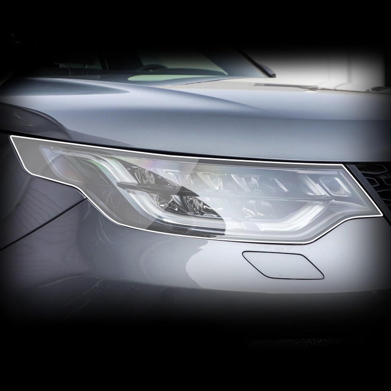 JCAKES Car Exterior Headlight Anti-Scratch TPU Protective Film Anti-Scratch Repair Film Accessories，for Land Rover Discovery 5 2020-2023