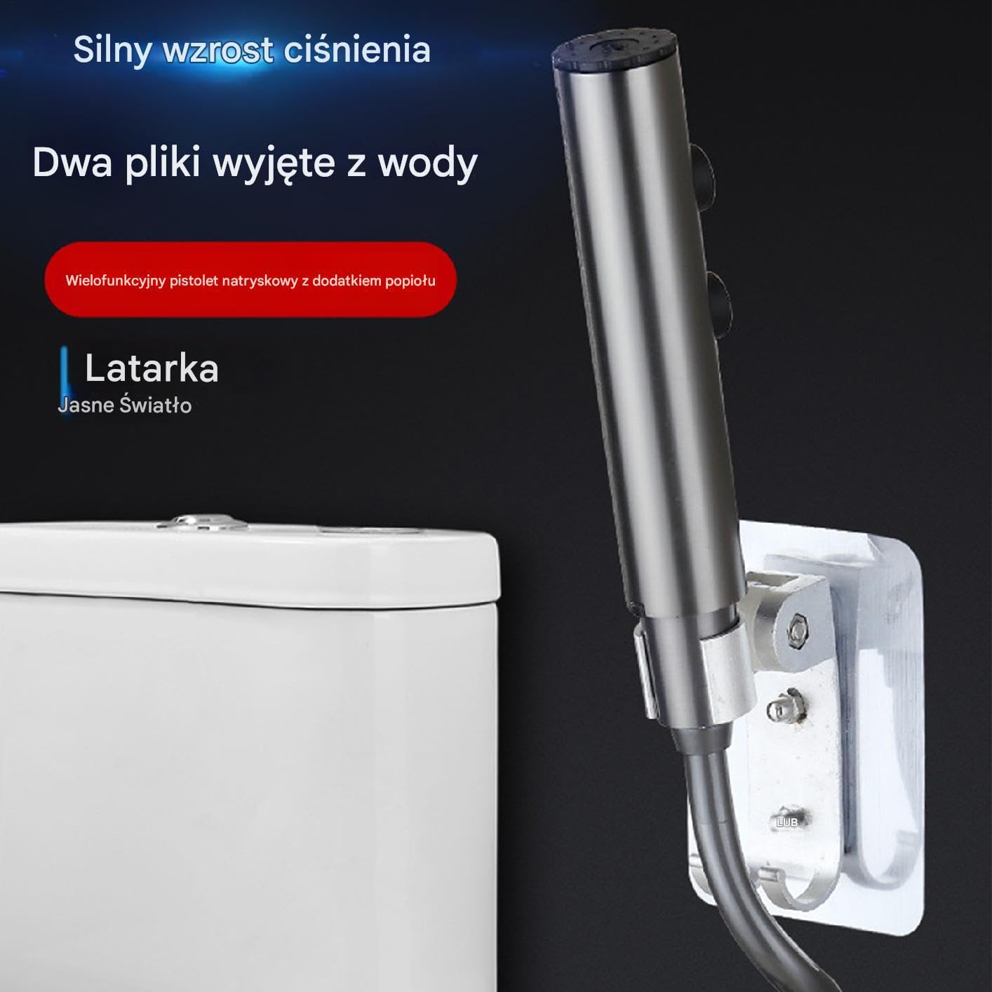 Spryskiwacz Toaletowy | Wężyk Ze Stali Nierdzewnej | Ręczny Bidet Z Regulacją Ciśnienia Wody Do Toalety - do Czyszczenia Toalety Łazienki Mycia Kobiecego Higieny Osobistej Prysznic