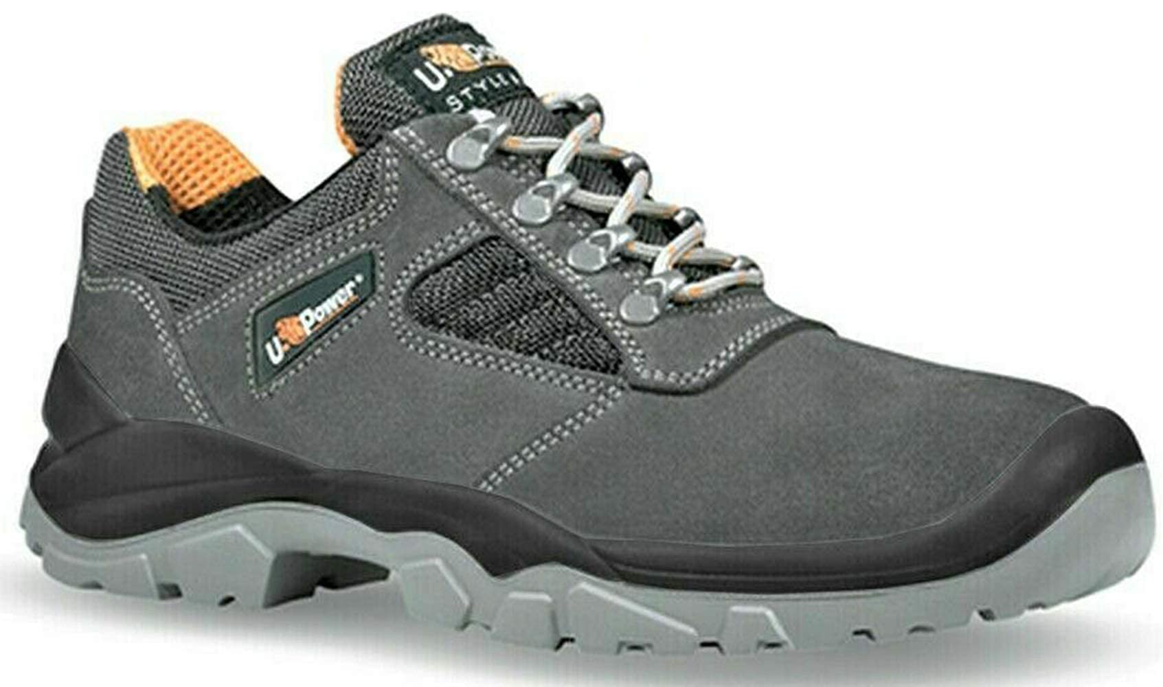 U-Power Tudor S1P SRC Sicherheitsschuh – Stahlkappe, Leicht, Turnschuh-Optik, UK 8
