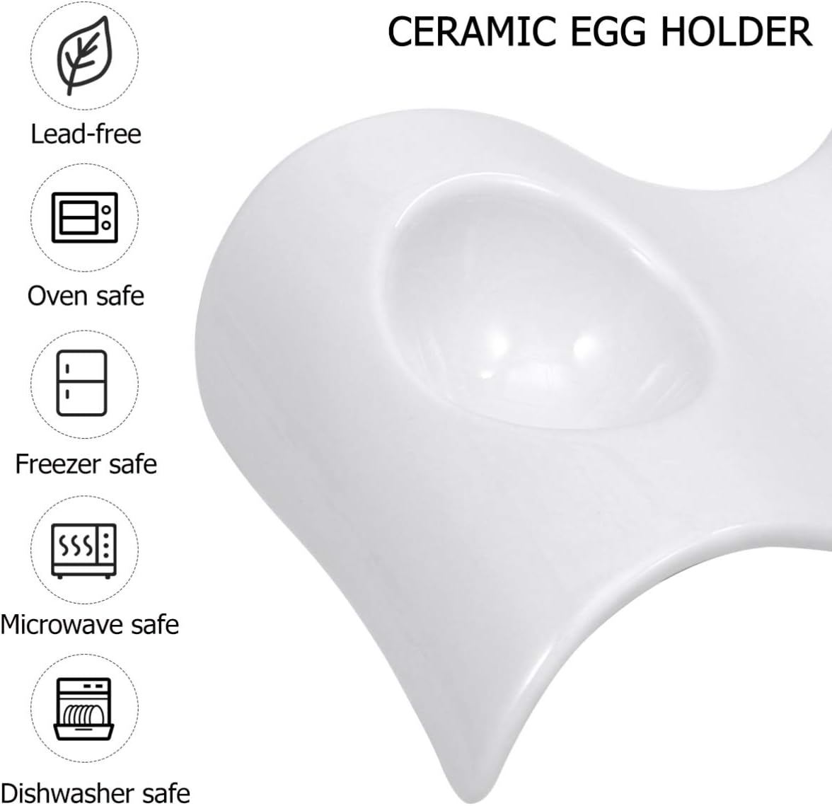 UPKOCH 2pcs Ceramic Cup Holders Wave Type Stand and Organizer for Home and Restaurant Use Design for Stylish Breakfast and Dining