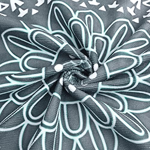 Violet Mist Microfiber Beach Towels Oversized Round Mandala Beach Blanket Sand Free Quick Dry Hippie Boho Circle Bath Towel Absorbent Bohemian Meditation Rug Yoga Mat Throw Fringe Tapestry 60" Gs #TOP3