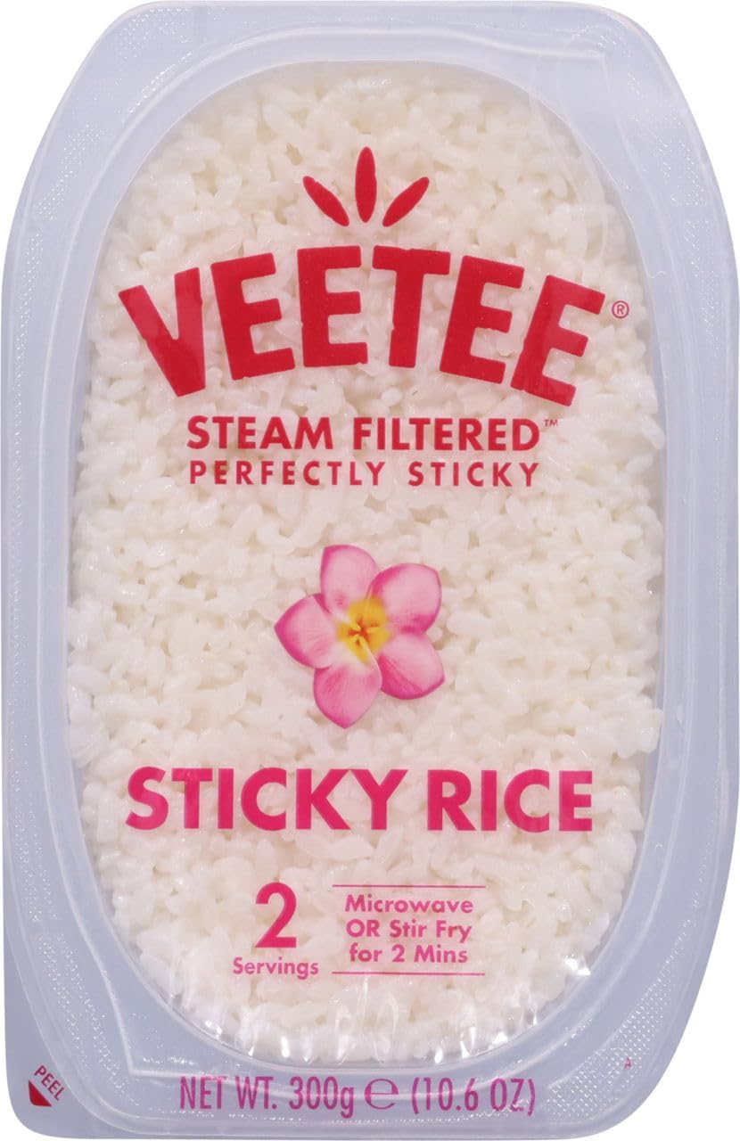 VEETEE Steam Filtered Perfectly Sticky Rice 10.6 Oz (2 pack)