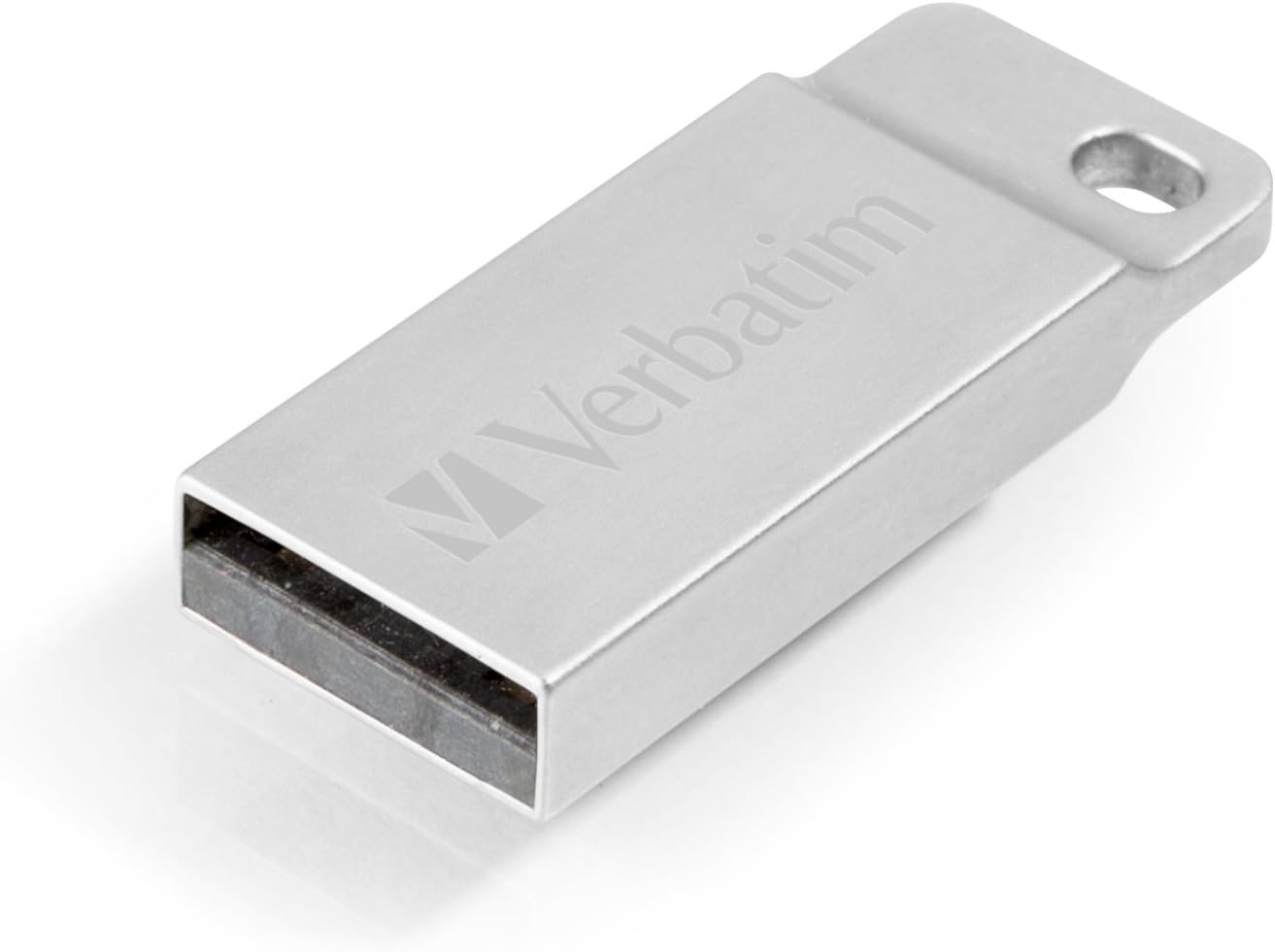 Verbatim 32GB Metal Executive USB Flash Drive - Silver - 98749