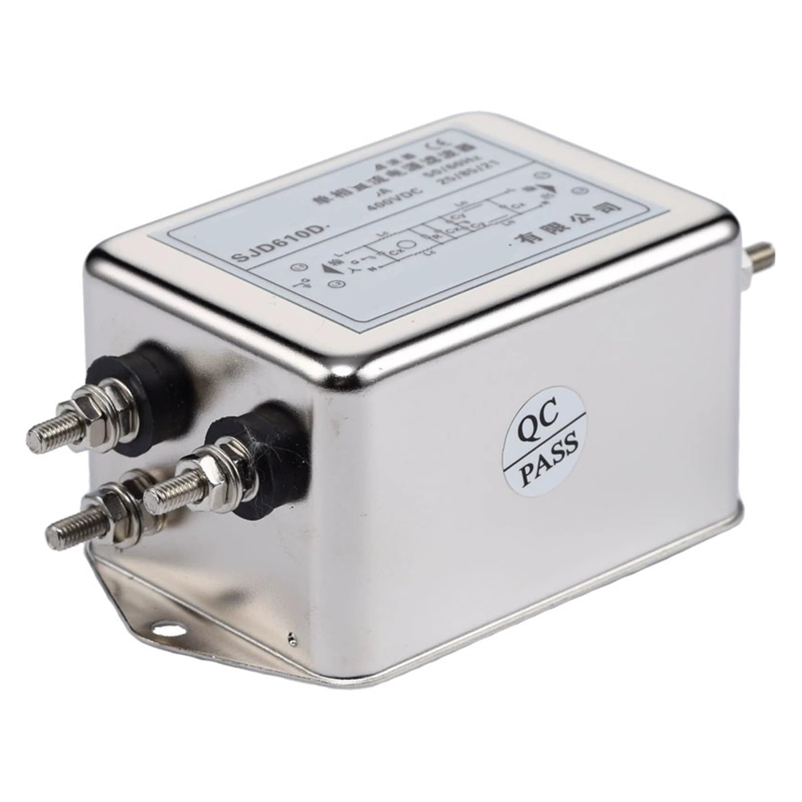 Filtro de potencia servo de 10A SJD610D-3A para conversión de frecuencia
