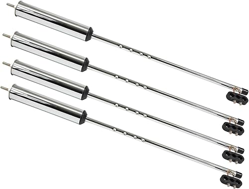 Mytee Products 40" Air and Electric - Pogo Stick - Flex Stick - Cromo para remolque de semirremolques de tractor (paquete de 4)