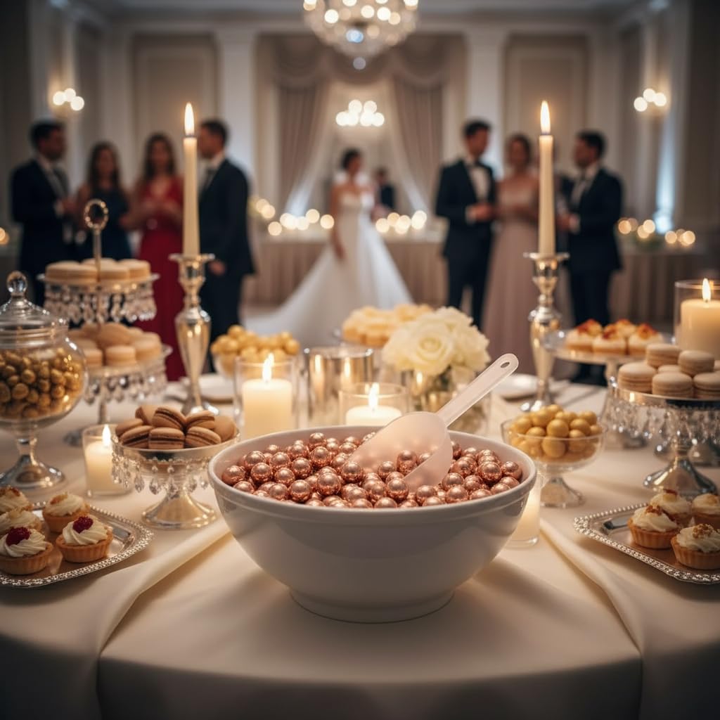1 x Eiswürfelschaufel, Messschaufel, Kunststoff, transparent, für Zucker, kleine Körner, Mehl, Süßigkeiten, Dessert-Schaufeln für Party, Dessert, Buffet, Hochzeiten, Reisbohnen, Eisportionierer
