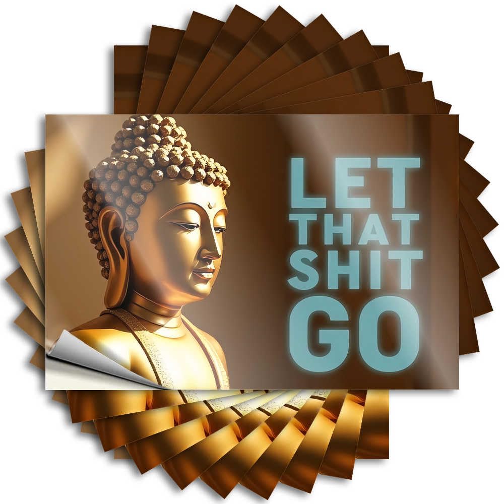 Abipuir - Joke stickers to let go of your troubles (8 x 12 cm)