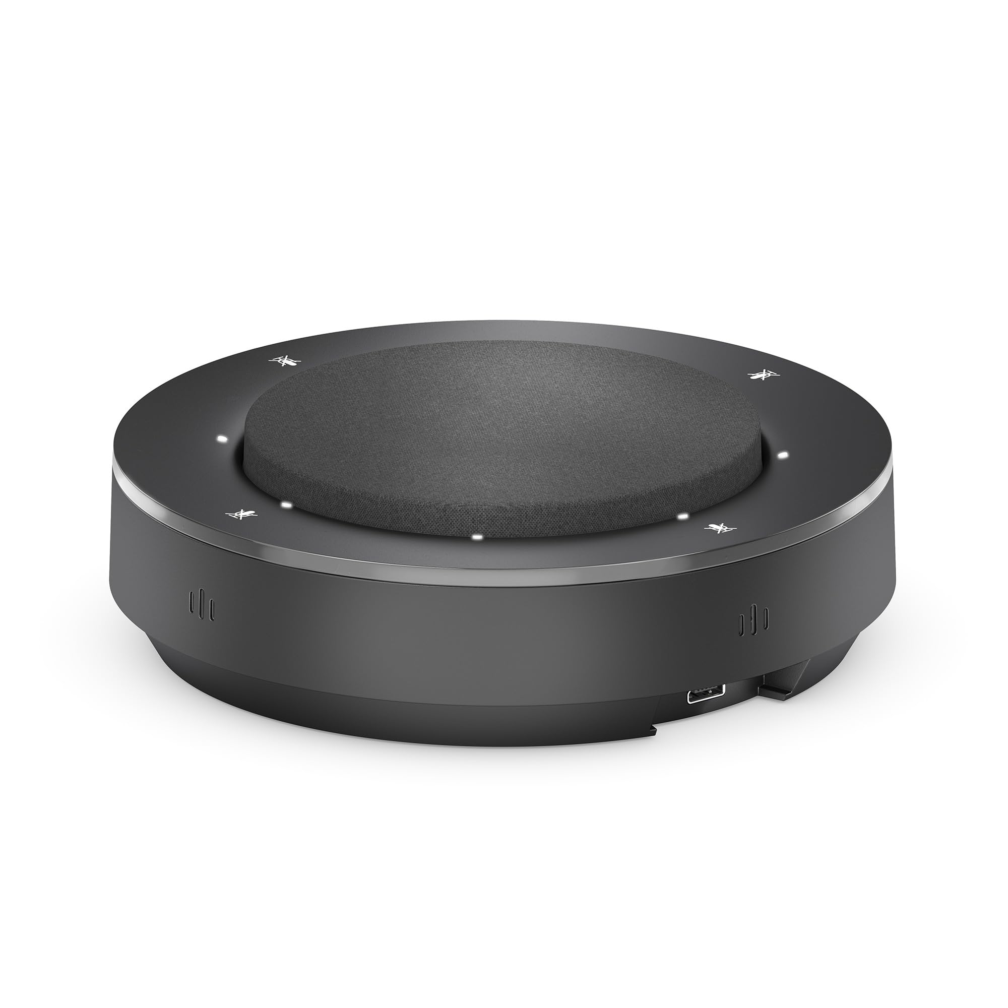 Microfono da conferenza Vuelogic, microfono aggiuntivo di estensione per Vuelogic VL-VB300, plug & play, funzione mute, per sala conferenze, ufficio domestico, ufficio, nero