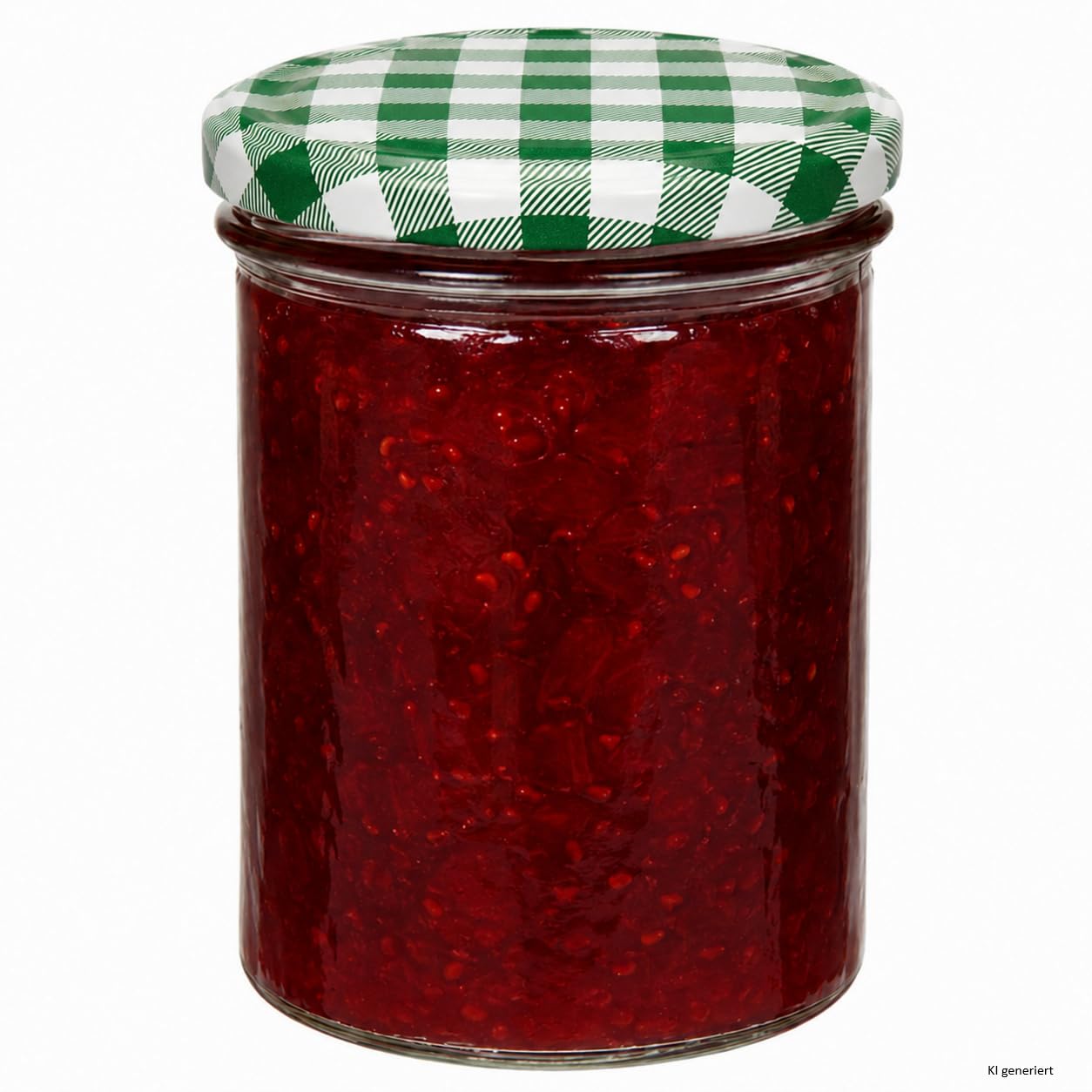 MamboCat 48-częściowy zestaw słoików na przetwory 435 ml słoiki na marmoladę słoiki na przetwory słoiki na przetwory słoiki na przetwory do 82 zielonych pokrywek w kratkę wraz z zeszytem z przepisami Gelierzauber
