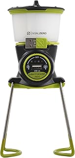 Groca Lanterne phare et hub d'alimentation USB à intensité variable 500 heures à faible charge Lumière LED 600 lumens Poids 227,5 g