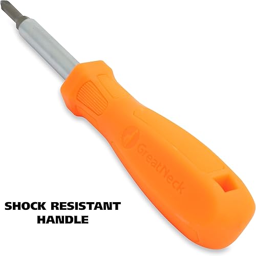 Miniatura 3 de GreatNeck - Destornillador multipunta 11 en 1 y destornillador de tuerca (mango redondo 6 en 1)