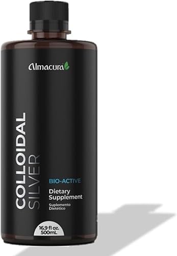 Silver Bio-Active Silver Hydrosol líquido para apoyo inmunológico - 40 ppm - 16.9 onzas líquidas (16.9 fl oz), ultra puro, potente eficaz,