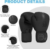 Flintronic Boxkesztyű Muay Thai MMA Kickboxing Férfi Női Edzés Sparring 3