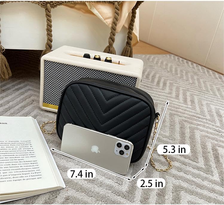 Crossbody Bags for Women Trendy Small Purse Shoulder Handbag Mini Satchel Camera Bag Snapshot Camera Pouch (orange)